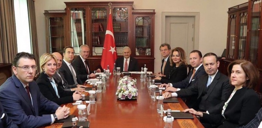 TÜSİAD Yönetim Kurulu Başbakan Binali Yıldırım ile Biraraya Geldi