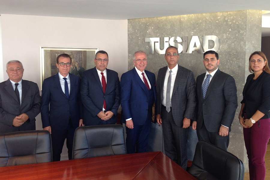 Kıbrıs Türk Ticaret Odası heyetinin TÜSİAD Başkanı Erol Bilecik&#039;i Ziyareti