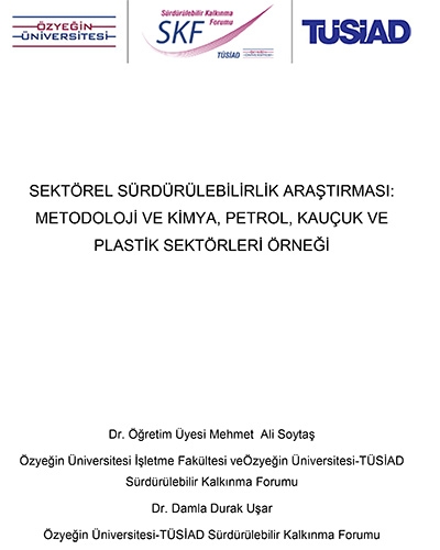 Sektörel Sürdürülebilirlik Araştırması: Metodoloji ve Kimya, Petrol Kauçuk ve Plastik Sektörleri Örneği