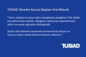 TÜSİAD'dan Afrin Harekatı Açıklaması