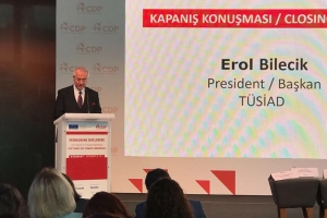 TÜSİAD Yönetim Kurulu Başkanı Erol Bilecik,  Reimagining Disclosure: CDP İklim Konferansı’na Katıldı