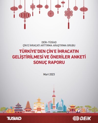Türkiye’den Çin’e İhracatın Geliştirilmesi ve Öneriler Anketi Sonuç Raporu