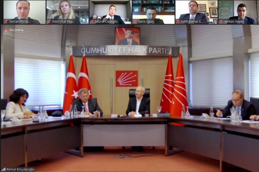 TÜSİAD Yönetim Kurulu siyasi partilerle temaslar kapsamında CHP Genel Başkanı Kemal Kılıçdaroğlu İle biraraya geldi