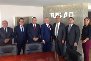 Kıbrıs Türk Ticaret Odası heyetinin TÜSİAD Başkanı Erol Bilecik'i Ziyareti