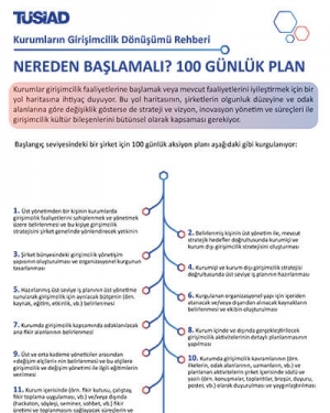 Kurumların Girişimcilik Dönüşümü Rehberi - 100 Günlük Plan