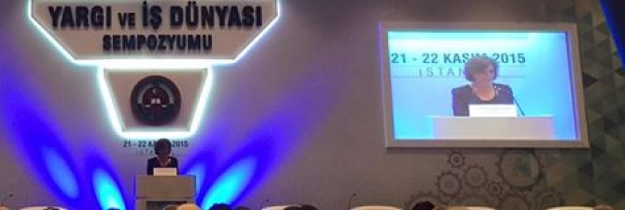 TÜSİAD Yönetim Kurulu Başkanı Cansen Başaran-Symes Yargı ve İş Dünyası sempozyumuna katıldı