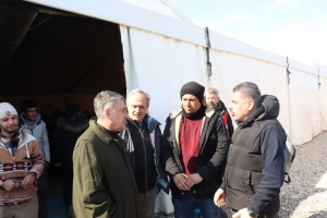 Deprem Sonrası Destek Seferberliğini Sürdüren TÜRKONFED ve TÜSİAD Afet Bölgesini Ziyaret Etti