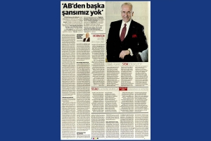 TÜSİAD Yönetim Kurulu Başkanı Erol Bilecik'in Dünya Gazetesi Röportajı