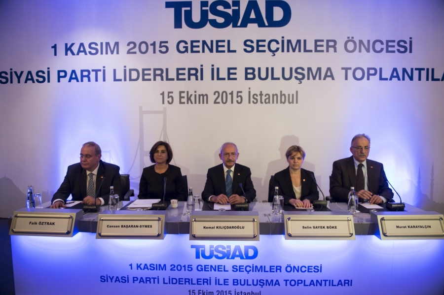 TÜSİAD&#039;ın “Siyasi Parti Liderleri ile Buluşma Toplantıları”nın ilk konuğu Kemal Kılıçdaroğlu oldu