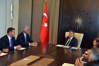 Cumhurbaşkanı Abdullah Gül, TÜSİAD Yönetim Kurulu&#039;nu kabul etti