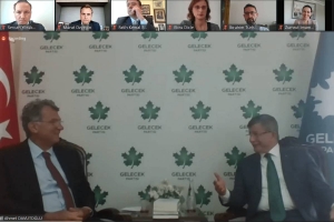 TÜSİAD Yönetim Kurulu siyasi partilerle temaslar kapsamında Gelecek Partisi Genel Başkanı Ahmet Davutoğlu İle biraraya geldi