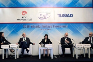 Türkiye ekonomisinin 2018 görünümü Koç Üniversitesi – TÜSİAD Ekonomik Araştırmalar Forumu’nda masaya yatırıldı