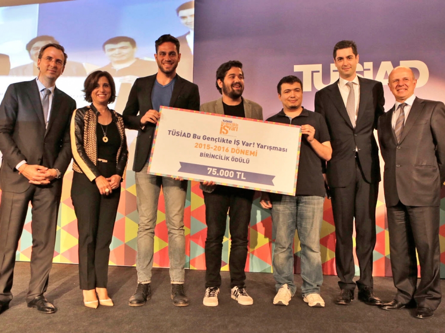 TÜSİAD Bu Gençlikte İŞ Var! Yarışması 2015-2016 Dönemi’nin ödülleri sahiplerini buldu