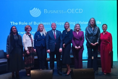 TÜSİAD Genişletilmiş Yönetim Kurulu Üyesi ve Eğitim Çalışma Grubu Başkanı Feyza Narlı OECD Beceriler Zirvesi'nde konuşmacı oldu