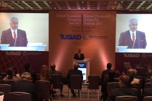 TÜSİAD ve Dünya Bankası’nın 12 Haziran Pazartesi günü düzenlediği toplantıda Dünya Bankası’nın hazırladığı "Haziran 2017 Küresel Ekonomik Beklentiler" raporu tanıtıldı