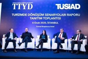 TTYD tarafından TÜSİAD işbirliğiyle hazırlanan “Turizmde Dönüşüm Senaryoları Raporu” açıklandı