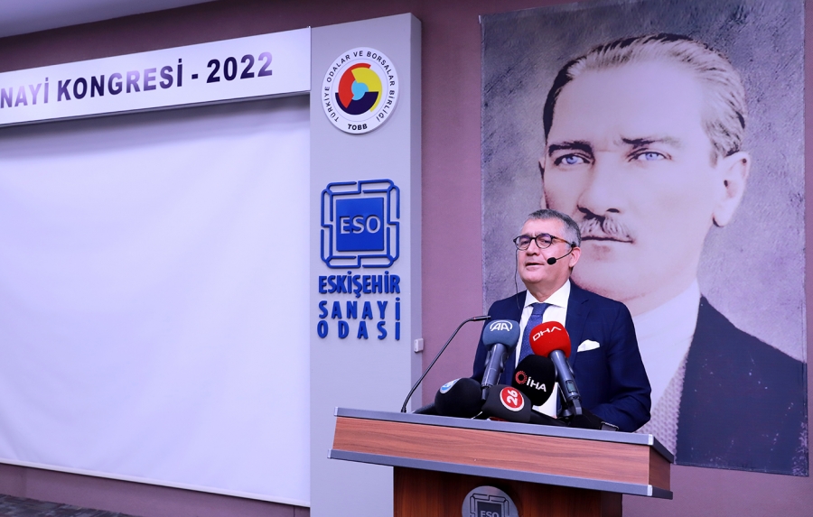 TÜSİAD Yönetim Kurulu Başkanı Orhan Turan Eskişehir Sanayi Kongresi’ne katıldı