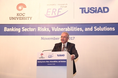 TÜSİAD ve Koç Üniversitesi ortaklığıyla oluşturulan Ekonomik Araştırma Forumu “Bankacılık Sektörü: Riskler, Kırılganlıklar ve Çözüm Önerileri” Konferansını Düzenledi