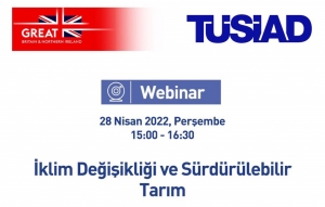 “İklim Değişikliği ve Sürdürülebilir Tarım” webinarı gerçekleşti