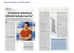 “ŞİRKETLERDE TEDARİKÇİYİ DİJİTALDE BULUŞTURUYORUZ”