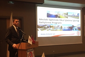 Milli Eğitim Bakanlığı ile TÜSİAD, TİSK, TÜRKONFED, Vehbi Koç Vakfı ve ÖSGD Paydaşlığında Yürütülen "Okul - İşletme İşbirliğini Geliştirme Programı" Toplantısı Eskişehir'de Gerçekleşti