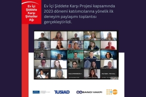 İş Dünyası Ev İçi Şiddete Karşı Projesi kapsamında 2023 dönemi katılımcılarına yönelik ilk deneyim paylaşımı toplantısı gerçekleştirildi