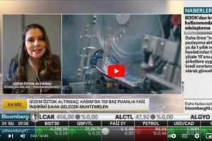 TÜSİAD Baş Ekonomisti Gizem Öztok Altınsaç Bloomberg HT'de yayınlanan İlk Söz programına katıldı