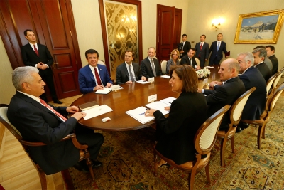 TÜSİAD Yönetim Kurulu Başbakan Binali Yıldırım'ı Ziyaret Etti