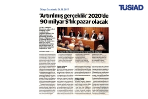 Dünya Gazetesi: 'Artırılmış Gerçeklik' 2020'de 90 Milyar $'lık Pazar Olacak