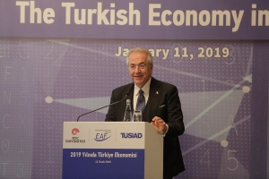 KOÇ ÜNİVERSİTESİ - TÜSİAD  EAF KONFERANSI GERÇEKLEŞTİ: “2019 YILINDA TÜRKİYE EKONOMİSİ”