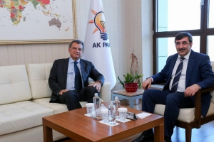 Simone Kaslowski Cevdet Yılmaz’ı ziyaret etti