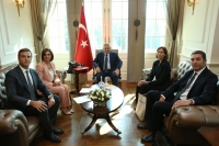 TÜSİAD President of the Board of Directors Cansen Başaran-Symes Leads TÜSİAD Delegation in Meeting with Prime Minister Binali Yıldırım in Çankaya Mansion